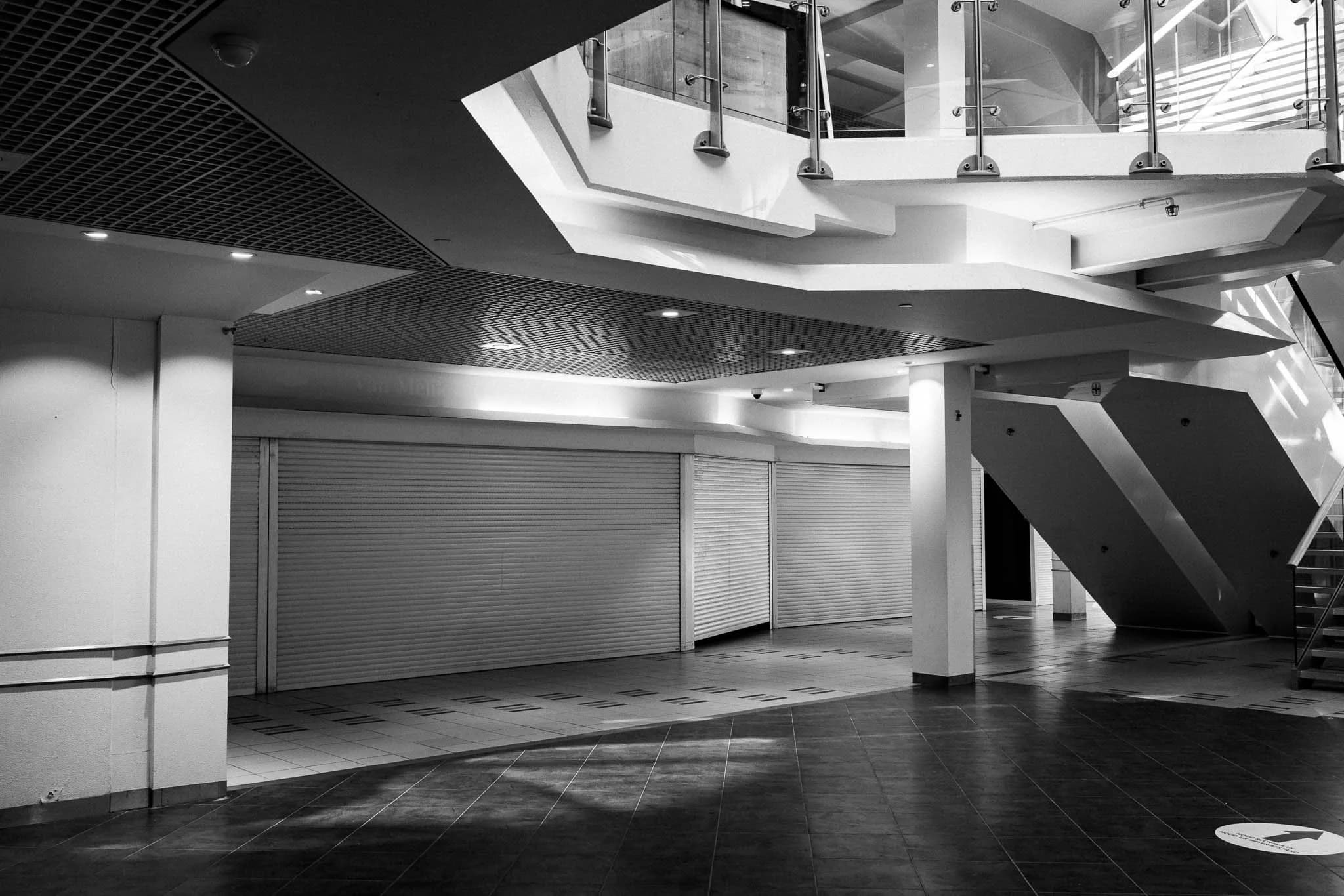 Leegstaande winkelpassage in Heerlen